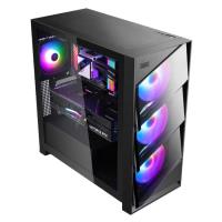 DRAGOS AIR 1000W 80+ GOLD 4x12CM ARGB FAN ATX USB3.0 + TYPE C SİYAH GAMING KASA - 1